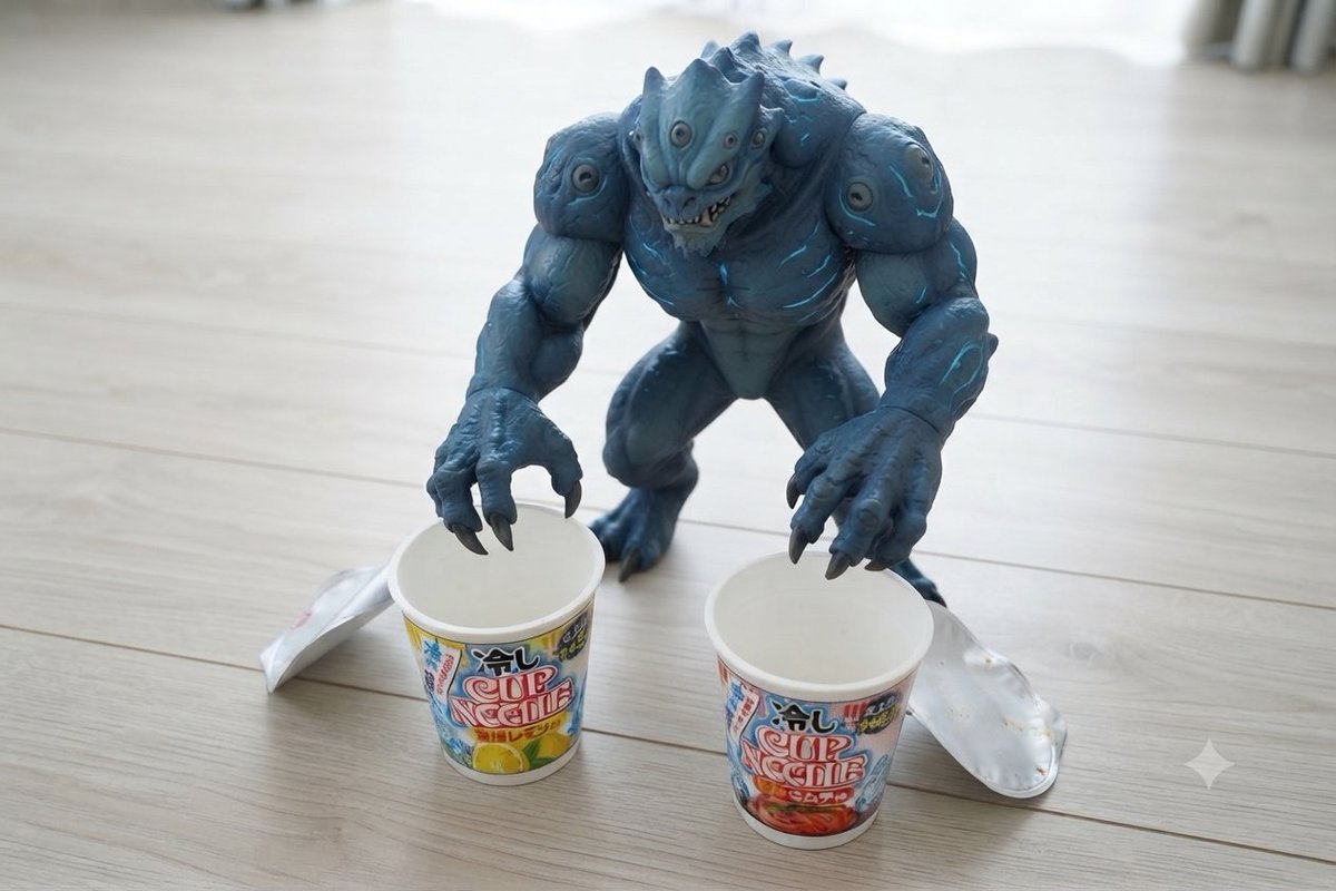 otto_monster88's tweet photo. やっと食べましたよ!ラーメン（笑）冷しカップヌードル！
以外と美味しいです✨️レモンの方がオススメ！暑い日とかには良いと思います🤗
もう食べました？ https://t.co/6wYOHPaIbd