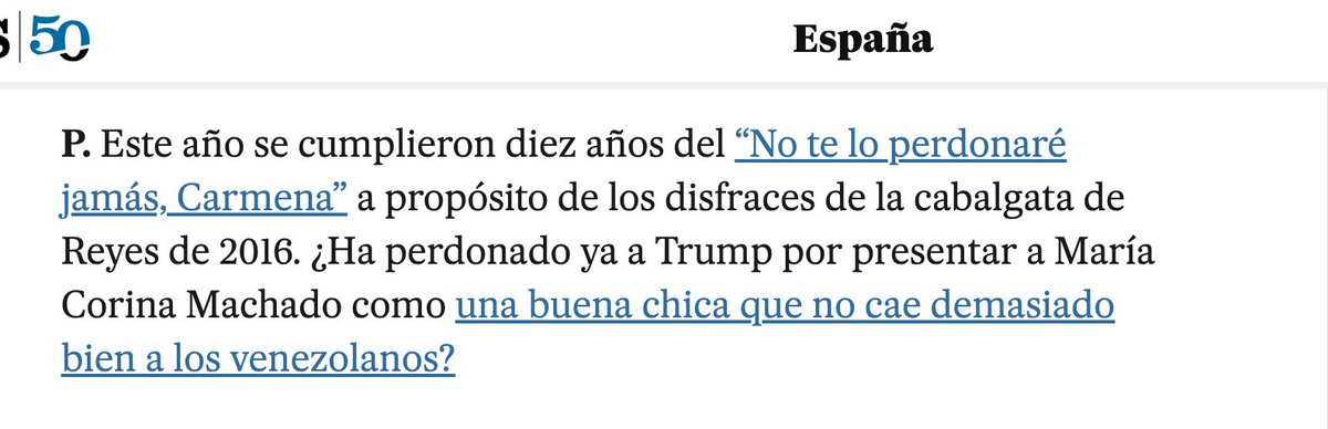 jorgeddh_'s tweet photo. A gritos con esta pregunta en la entrevista a Cayetana Álvarez de Toledo hoy en EL PAÍS. https://t.co/mQb4BmB5IE