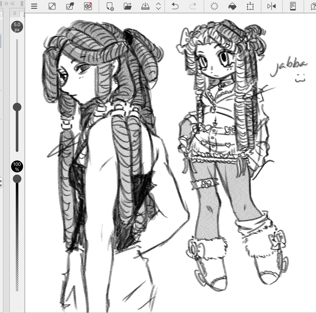 viridescenc3's tweet photo. tried out clip studio doodle mode, really good to use
8/10 bc i cant save canvases
pencil &amp; water color brushes r peak
#jabber https://t.co/bK4YnNtHFs