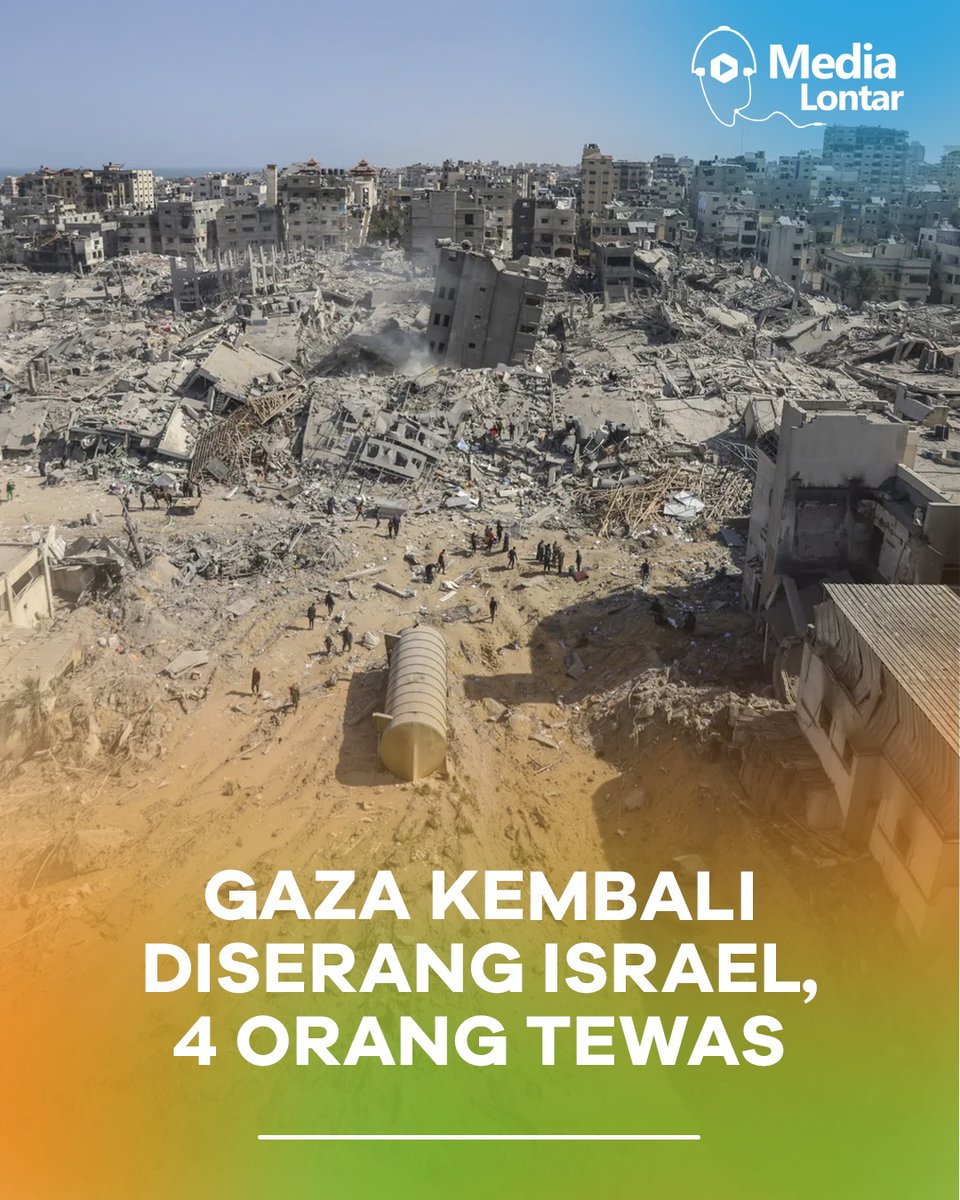 MediaLontar's tweet photo. Sedikitnya empat warga Palestina, termasuk dua anak, tewas dalam serangan terbaru Israel di Jalur Gaza yang juga menyebabkan puluhan orang terluka dan warga kehilangan tempat tinggal.

#Gaza #Palestina #Israel #KonflikGaza #BeritaDunia https://t.co/F5BSDVpHvJ