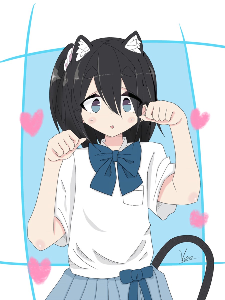 kusco_MS's tweet photo. ネコミミさっちゃん
#mono 
#雨宮さつき https://t.co/BAyKfhuSoE