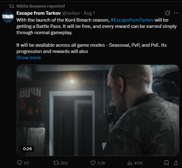 Hunter123603's tweet photo. @Gerard53985096 @tarkov nope https://t.co/Lp5AYazYiP