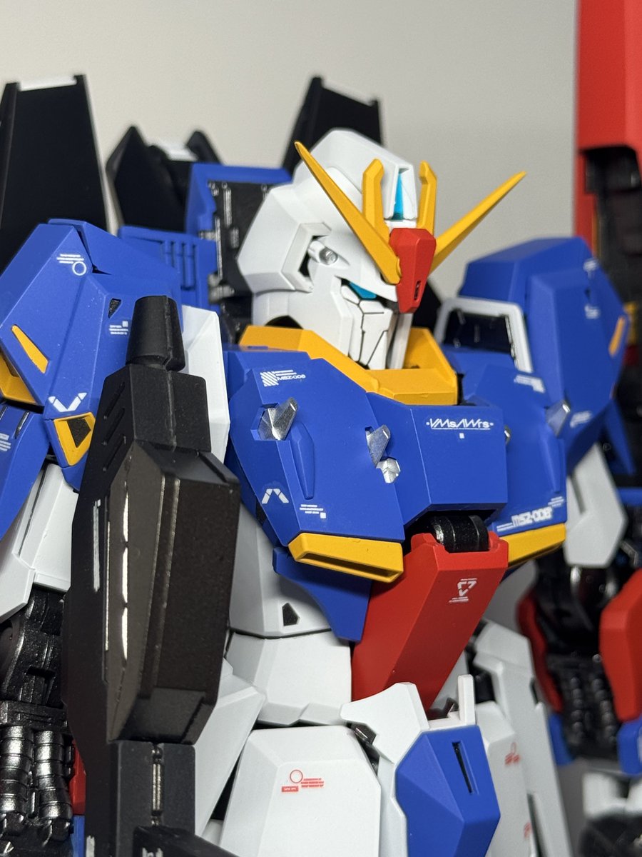 may_nay17's tweet photo. #7 MG ZガンダムVer.Ka 全塗装

Z完成しました！カトキの全塗装は3作品目になります。
今回は艶消し仕上げになります。初めてトリコロール色の塗装しましたがいい色にできて良かったです😌
#ガンプラ #Zガンダム https://t.co/2914GGnBt4