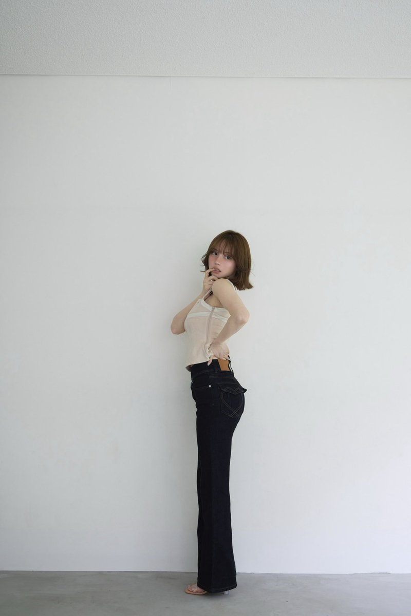 Body shape highwaist denim color indigo size s/m ¥14,300-tax in 