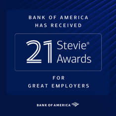 mukesh_batra's tweet photo. Proud to see @BankofAmerica earn 21 Stevie Awards for Great Employers for the impact of our learning, talent and employee experience programs. What a great recognition of the strong teams behind this work! https://t.co/ea1F1Ejd84