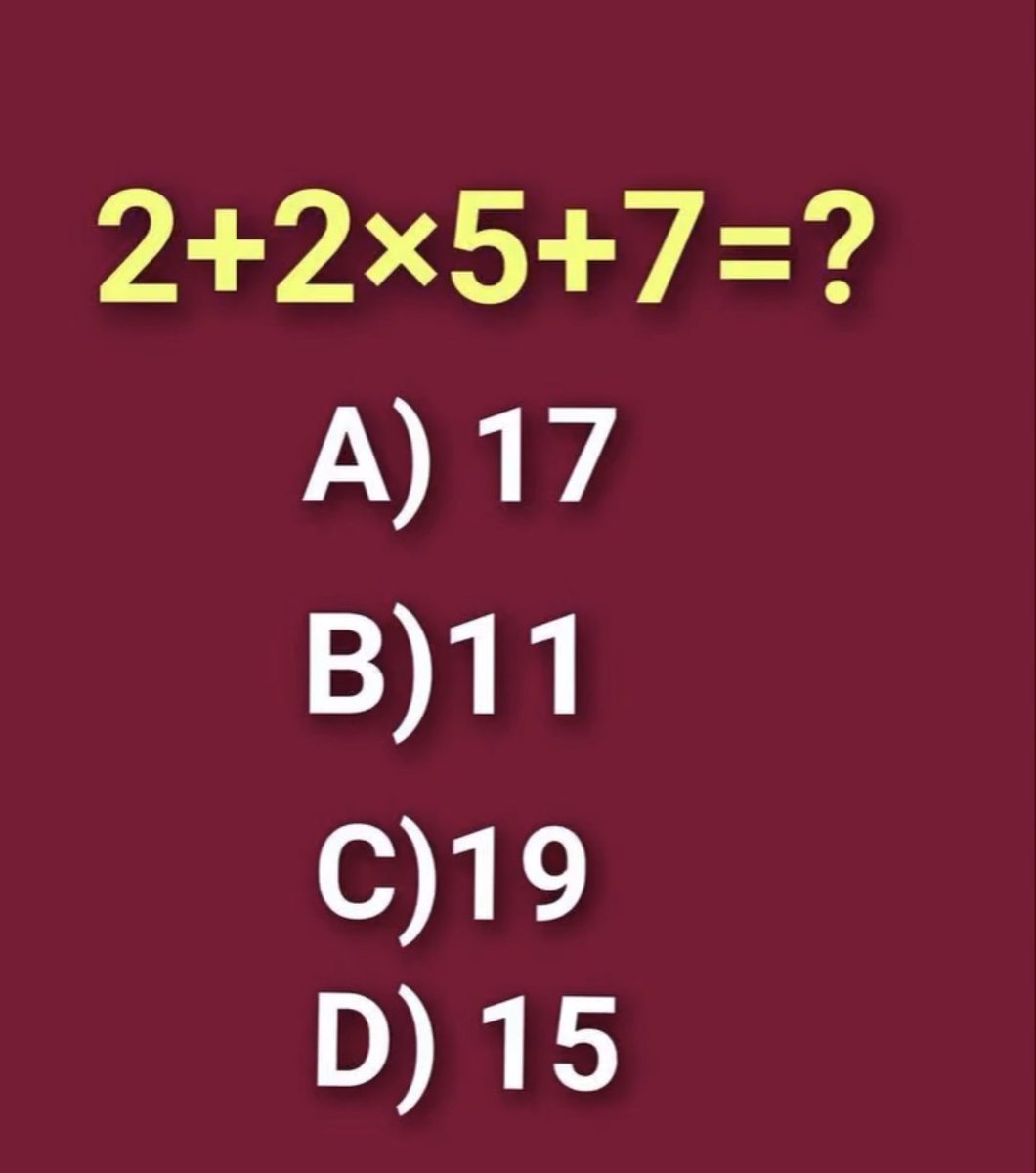 IQmaster456's tweet photo. No need for scratch paper.

 Just pure thinking.

Your answer : ❓ https://t.co/mbiXFpwRxK