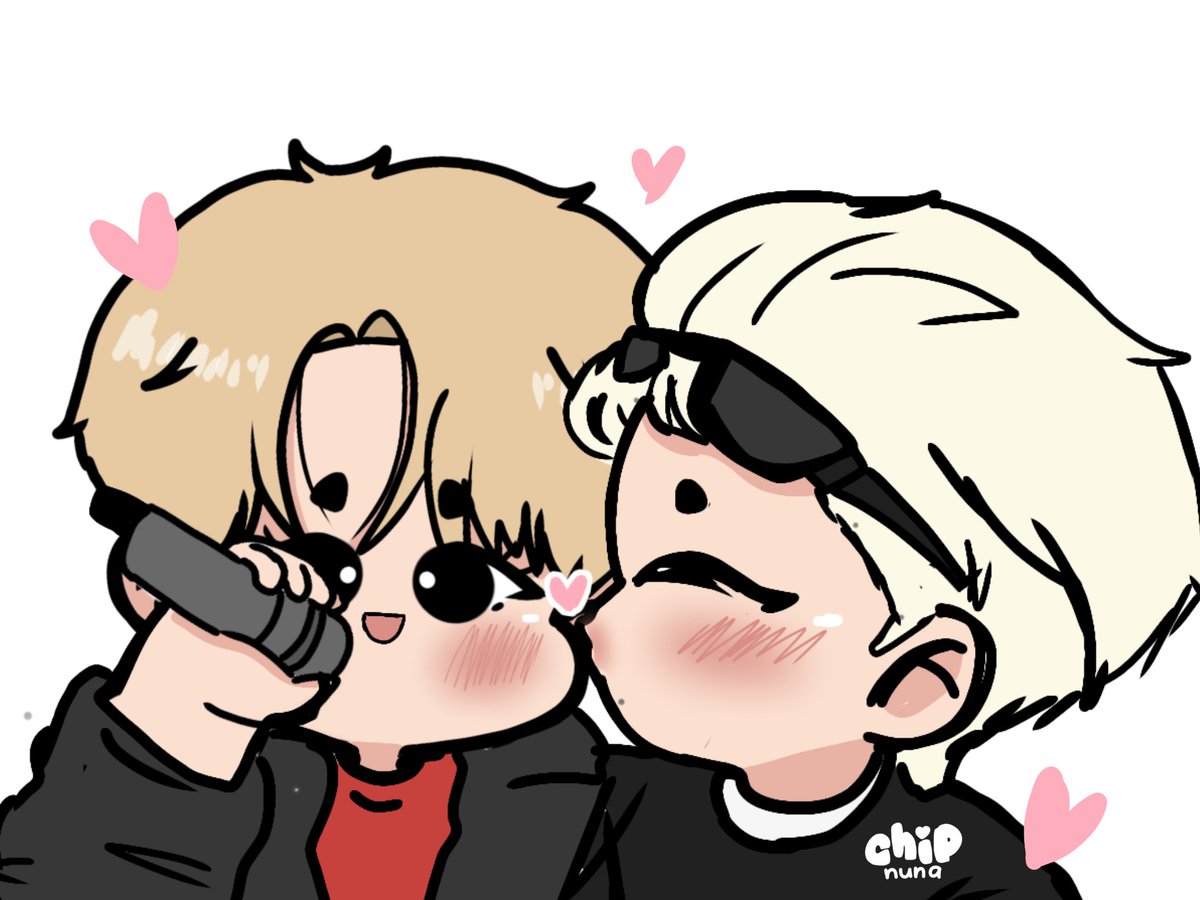 chipnuna's tweet photo. 🐰🐯 : chuuu~😘😚 https://t.co/vvGLQbozdt