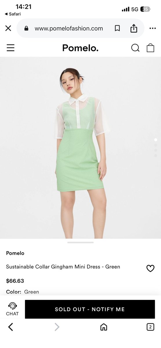 Pppitcha12's tweet photo. เดรส pomelo สีเขียวไซส์ S (อก34เอ28 สพ37) 200รวมส่ง #ส่งต่อ #ส่งต่อเสื้อผ้า #เสื้อผ้ามือสอง #pomelo #ส่งต่อpomelo #เสื้อผ้ามือสองสภาพดี #เสื้อผ้ามือสองราคาถูก https://t.co/Fw9tN96bEK