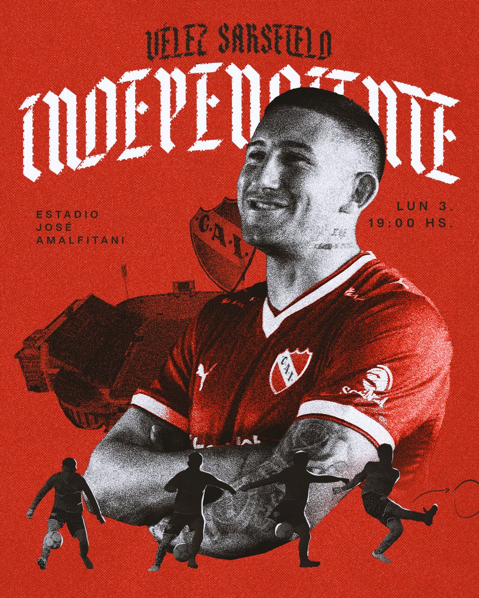 Independiente's tweet photo. ¡HOY JUEGA #INDEPENDIENTE!

#TodoRojo 🔴 https://t.co/qj4s62xYKV