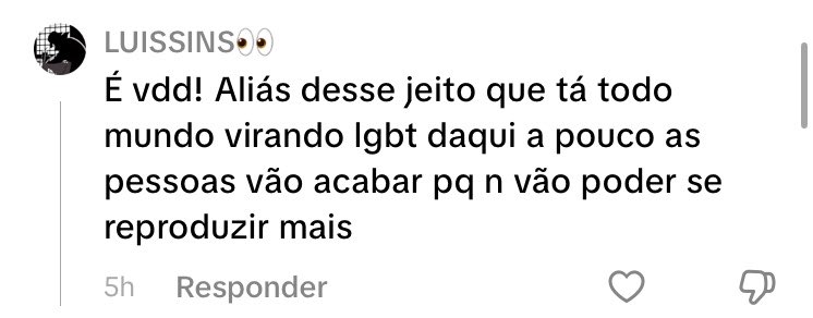 atenadesgracada's tweet photo. existem 8 bilhões de pessoas no mundo, e as pessoas REALMENTE acreditam que a existência de pessoas lgbt vai acabar com a população mundial https://t.co/RBKfgIjqSN