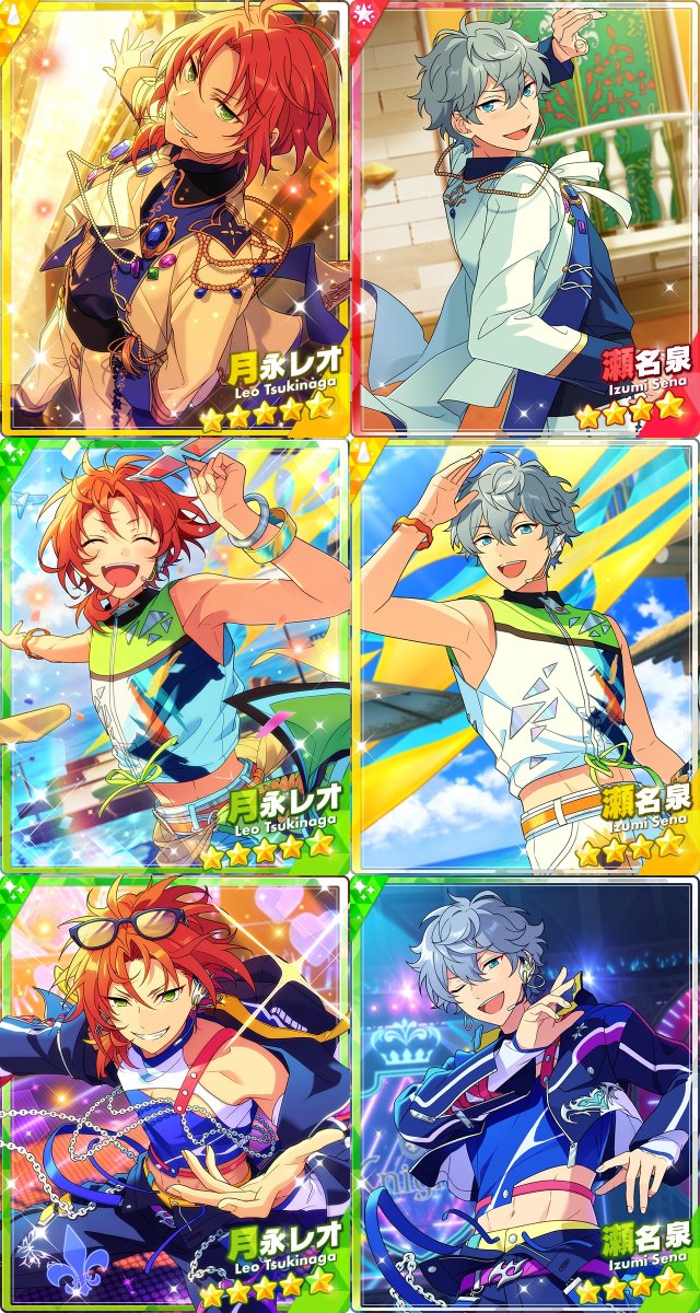 Zilch_Saber's tweet photo. Something something about Izumi always one of the 4* at Leo Knights center focus events https://t.co/UxLpn11fhp