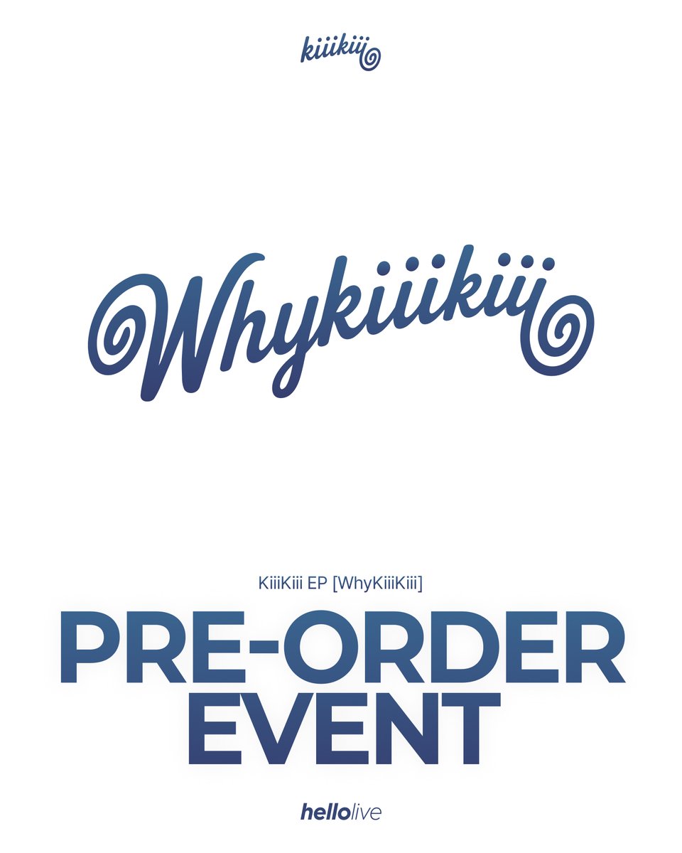 hellolivetv's tweet photo. #hellolive_NEW
KiiiKiii (키키) - EP [WhyKiiiKiii] 발매기념
🏖️PRE-ORDER EVENT🏖️

📆~8월 9일 (일) 23:59 KST 구매 마감
🔗https://t.co/LQpDYHDNmn

🔎구매자 특전
헬로라이브 단독 미공개 포토카드 5종 중 랜덤 1종 증정!

#KiiiKiii #키키 https://t.co/7Xw4J9mLS2