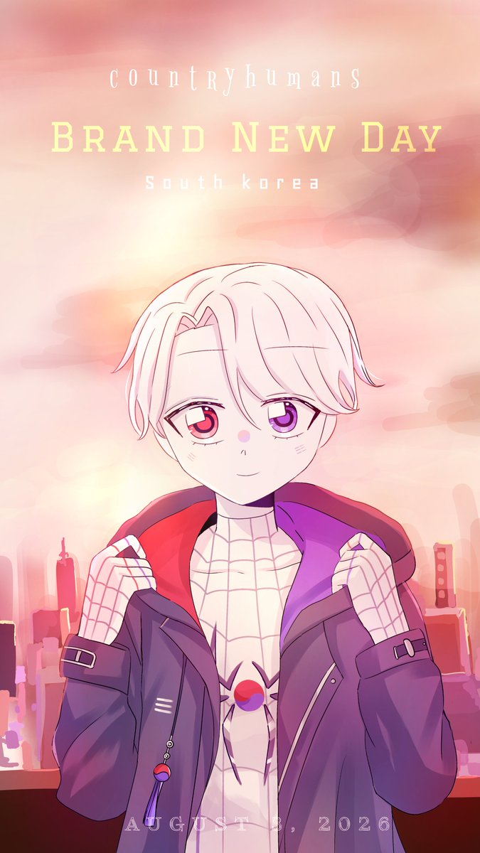 JaneWonder26519's tweet photo. Brand New Day

#countryhumans 
#countryhumanssouthkorea https://t.co/jp6Znf9bGL