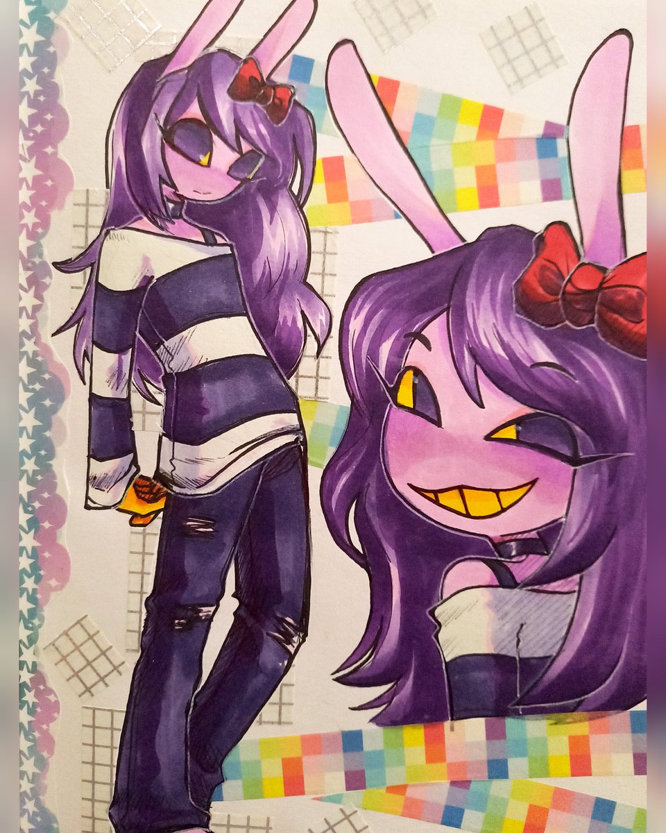 Junnrise's tweet photo. Jax 🐰💜🎀

#tadc #jax https://t.co/eyO83OlYoC