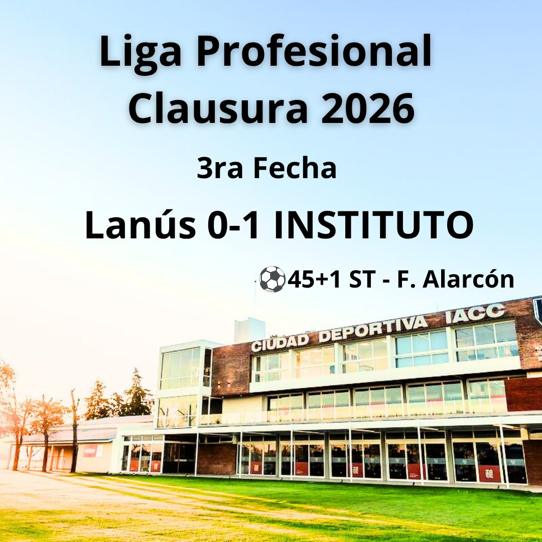 pedernera_j's tweet photo. Que coincidencia de este año con Lanús
Gallardo 2-2 de Local a los 90+2 Apertura 
Lázaro 2-1 por @Copa_Argentina a los 90+3
Alarcón 1-0 de Visitante a los 90+1 Clausura @LigaAFA
@InstitutoACC volvió a jugar bien y por 2° partido consecutivo sus tiros fueron más al arco que afuera https://t.co/4O4swkVya2