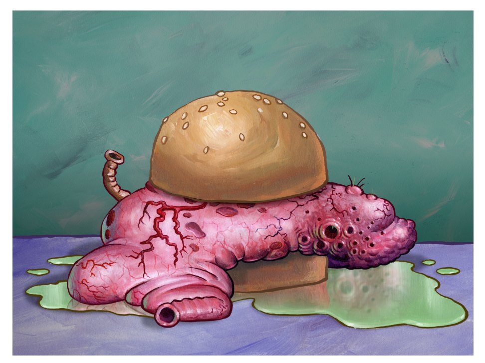 ArtofSpongeBob2's tweet photo. A painting from "20,000 Patties Under the Sea." https://t.co/DIZ7Ogo0aL