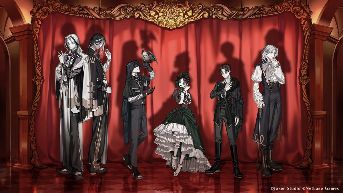 mayla_classic's tweet photo. ＼描き下ろしイラスト初公開／
MAYLA ×『第五人格』

クラシカルで重厚な世界観をまとった、
MAYLAだけの特別なビジュアルを公開いたしました✨

今回登場するのは、
庭師、傭兵、占い師、白黒無常、写真家の5名。

この後すぐ、特別なお知らせもございます！
どうぞお見逃しなく👀

＃第五人格 #IdentityV #MAYLA
