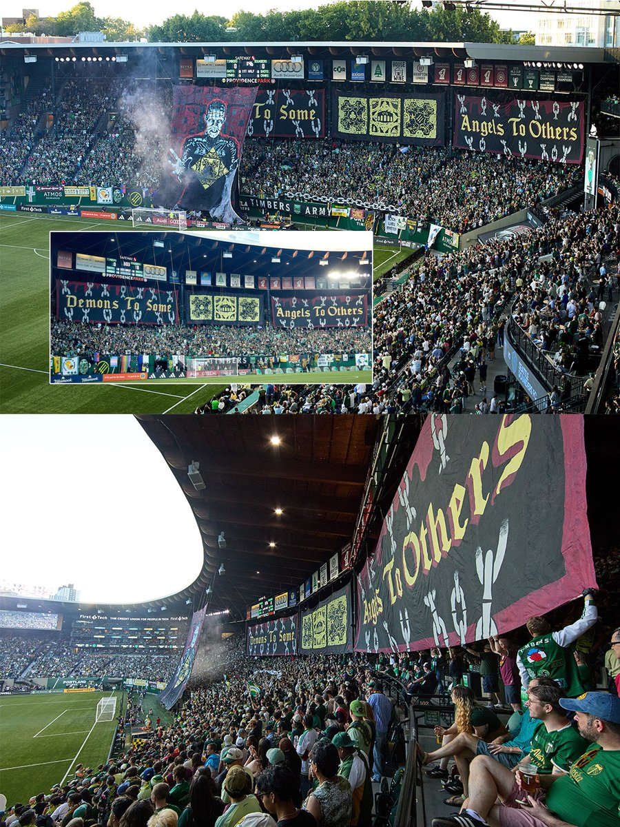 TimbersFC's tweet photo. Let’s gather around the bonfire and sing our bonfire song 🔥 🎶 https://t.co/i7lHAUXOTX