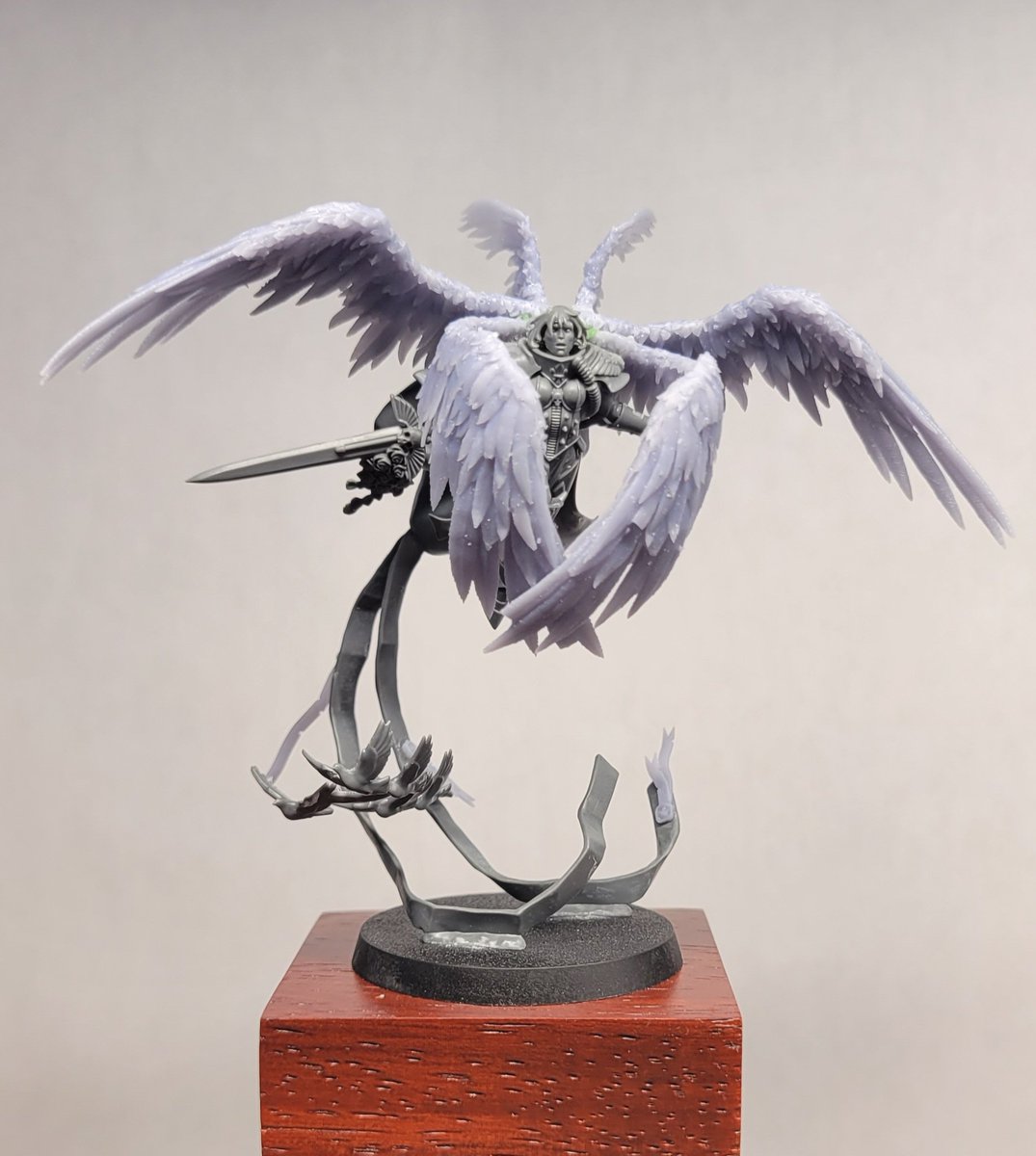 votann_charch's tweet photo. Finished building my St. Celestine model. Just need to prime and start the slow painting process 

#wh40k #battlesisters https://t.co/hca7vVdXAb