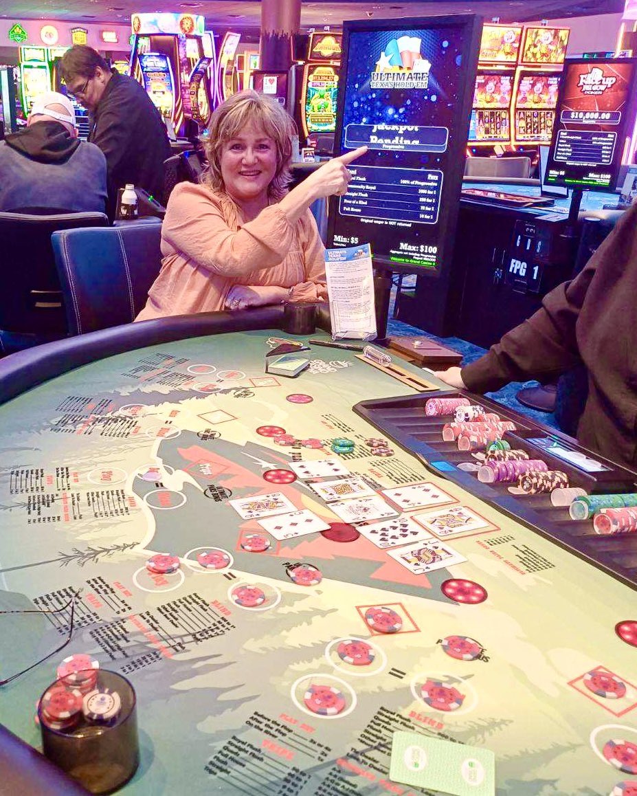 grandcasinoMN's tweet photo. Winner glow activated! ✨
One incredible Ultimate Texas Hold ’Em hand and an unforgettable night with a $48,643.04 win. 🔥
📍GC Mille Lacs
#BigWin #Winner #Cash #Win #Casino #CasinoLife #Jackpot #Congrats #CasinoWin #TexasHoldEm #UltimateTexasHoldEm #Glowing https://t.co/SKML9bT9b6