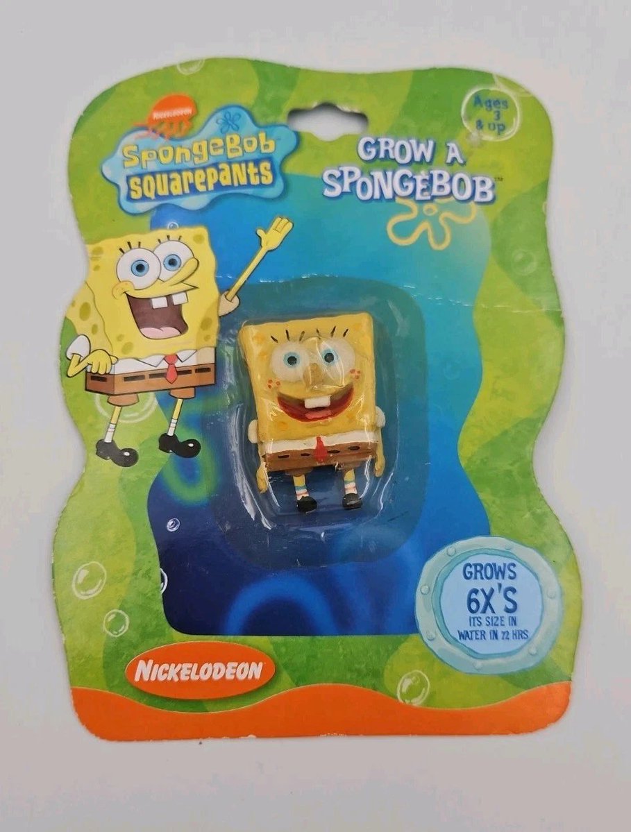 ArtofSpongeBob2's tweet photo. "Grow a SpongeBob" from 2003. https://t.co/1jHOG6i0q4