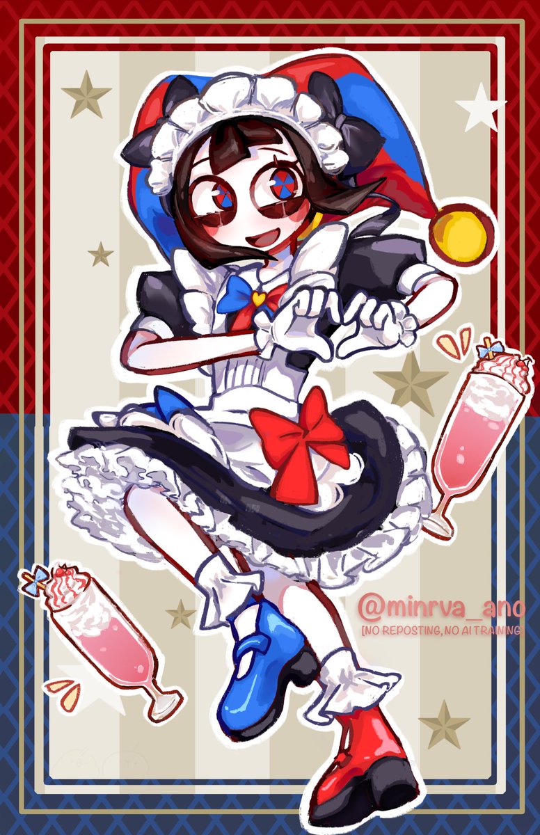 minrva_ano's tweet photo. Pomni maid!! https://t.co/COZmLIXhYH