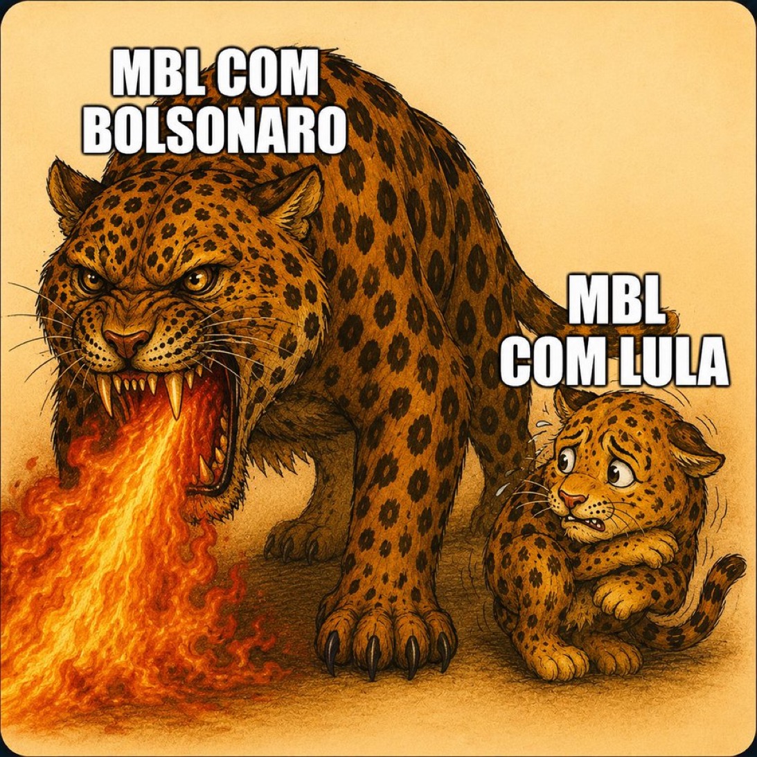 osociotario's tweet photo. É fácil as felinas debocharem de um cara que está sequestrado pelo estado, né? Não se esqueçam de que o monstro sempre vai querer se alimentar. https://t.co/ozf5tkbbbe