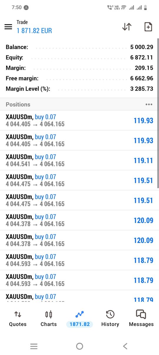 royal_trader12's tweet photo. #XAUUSD BUY UPDATE 🚨

Exactly as predicted, Gold is moving toward our target. 🎯📈
The bullish momentum remains strong. 💪🔥
Don't miss this setup—hold your position with proper risk management.
Stay with the signal until the target is completed. ✅
📲 Follow for more accurate https://t.co/NrmDHbIW6X