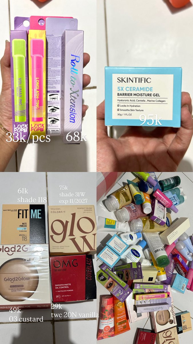 randomthinqs's tweet photo. guys boleh nitip jualan gakk?
aku mau jualin stock makeup skincare nih masih new sealed semuaa ku jual murah, kali aja ada yg kalian butuhin. bisa co di oren yahh

thankyouu🫶🏻🫶🏻 https://t.co/oCpE8VNJSK