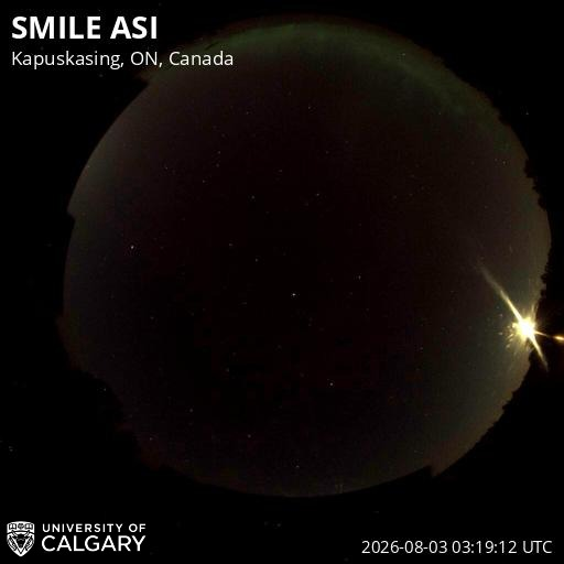 Vincent_Ledvina's tweet photo. Recent view from an all-sky camera in Kapuskasing, ON showing aurora bubbling off in the northern sky.

Camera recently added at https://t.co/UtvbRmdbwq . If you have a webcam for my site which is NOT in my list yet, let me know! I am updating the page right now. https://t.co/8sgX8z0Y39