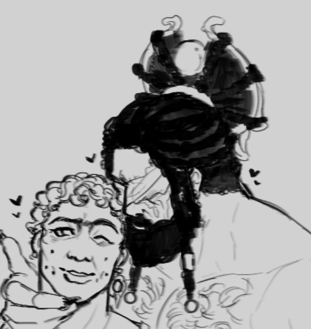 tartagliare's tweet photo. shows over everyone drawing sisyphus in JUST this hairstyle for the rest of my life https://t.co/U5JIA7ALd4
