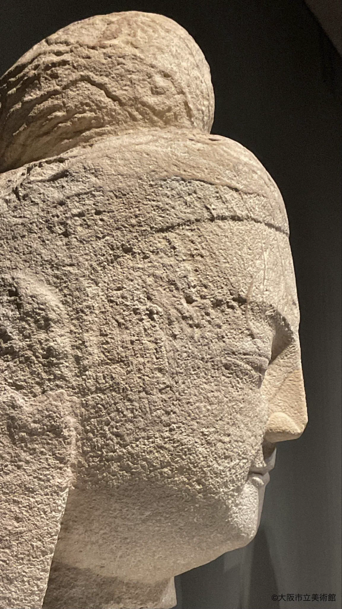 石製仏像頭部 彫刻オブジェ 中国古美術 大阪市立美術館 on X: 