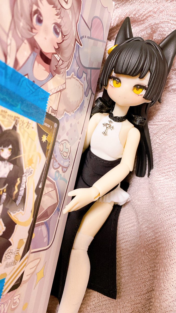 youkittyy's tweet photo. 初めてのブラインドドール😍お迎え🤝
ずっと頭の中で思い描いていた理想の子だったから、お迎え出来て本当に嬉しい😍 https://t.co/DFim3ZMl5F