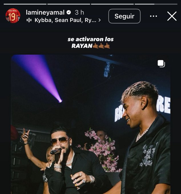 ContentJuan's tweet photo. Me acuerdo cuando Ryan Castro estuvo en la fiesta de cumpleaños de Lamine Yamal 🐐 https://t.co/Sl1xNDfDsC