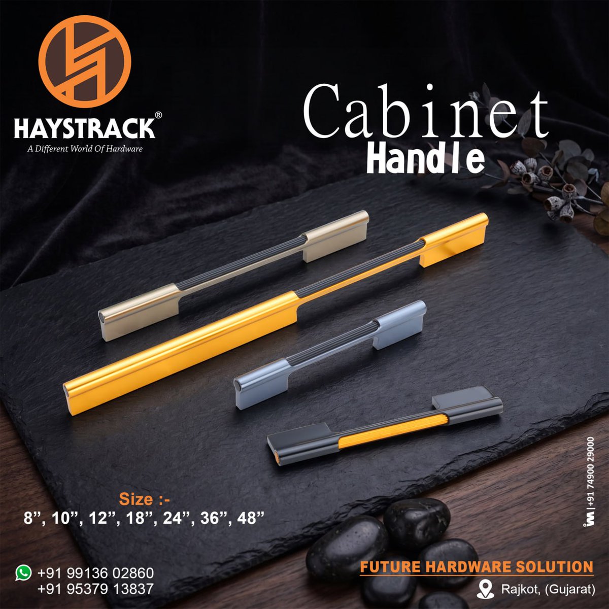 ibais_hardware's tweet photo. FUTURE HARDWARE SOLUTION | Rajkot ๐ข
CABINET HANDLE
Mr.Kuldeep Patel - +91 9913602860
Mr.Sunil Patel - +91 9537913837
WhatsApp: https://t.co/IWO9XlBmMN
.
#Haystrack #HaystrackHardware #CabinetHandle #Handle #HardwareFittings #ArchitecturalHardware #FurnitureFittings #OEMEnquiry https://t.co/oBspbrkF0u