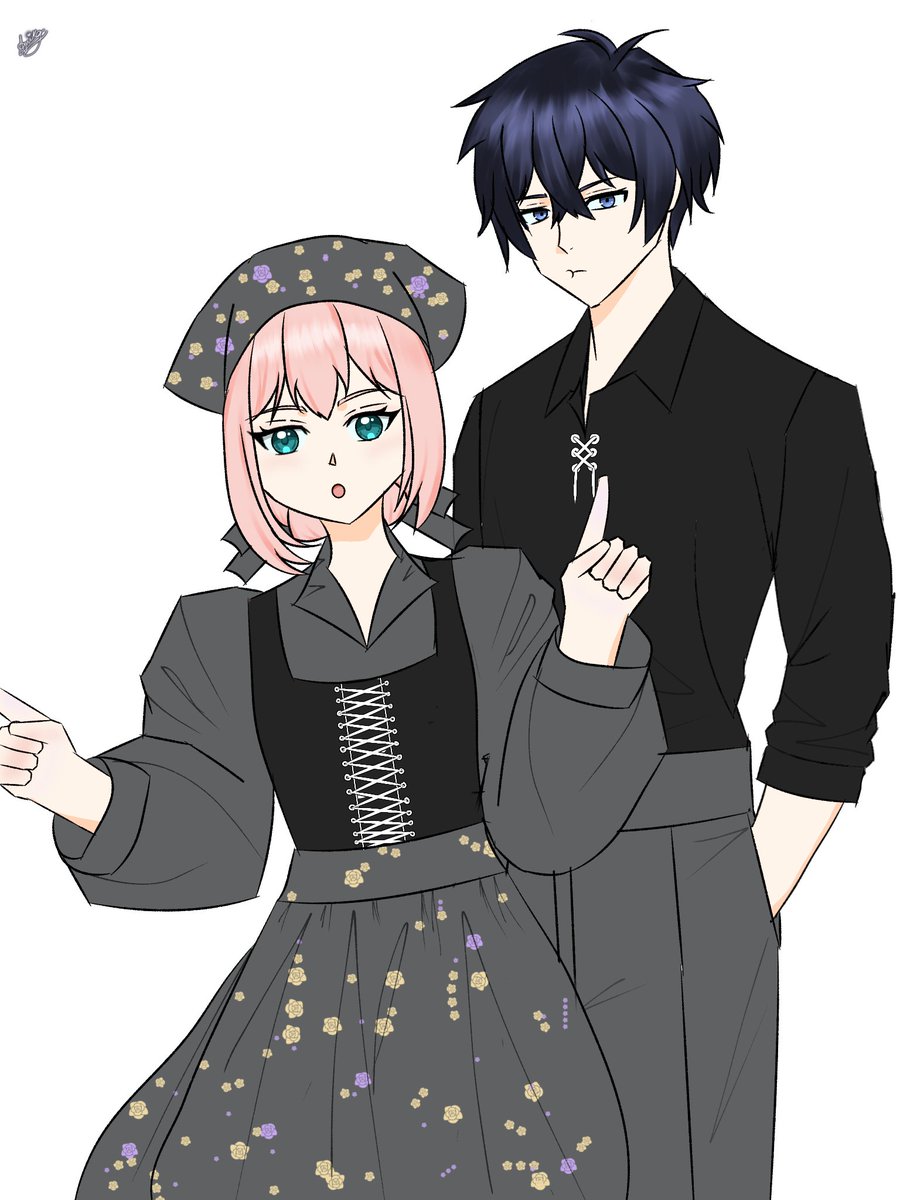 anuanika1212's tweet photo. The crown prince and princess are on a secret Castle town date! Shhhh🤫

#7thtimeloop #Arrishe #couple #fanart https://t.co/OBspBRxhNC