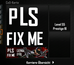 LAZROI's tweet photo. @CODUpdates yoo you forgot me, im still prestige 16 by this hacker :(
and btw this shitter is still doing this https://t.co/thvZoBNMPI