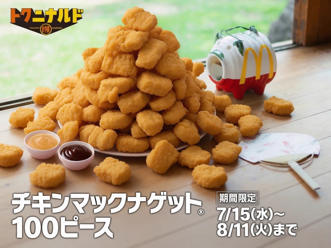 マクドナルド در X: «日本の夏、ナゲットの夏» / X