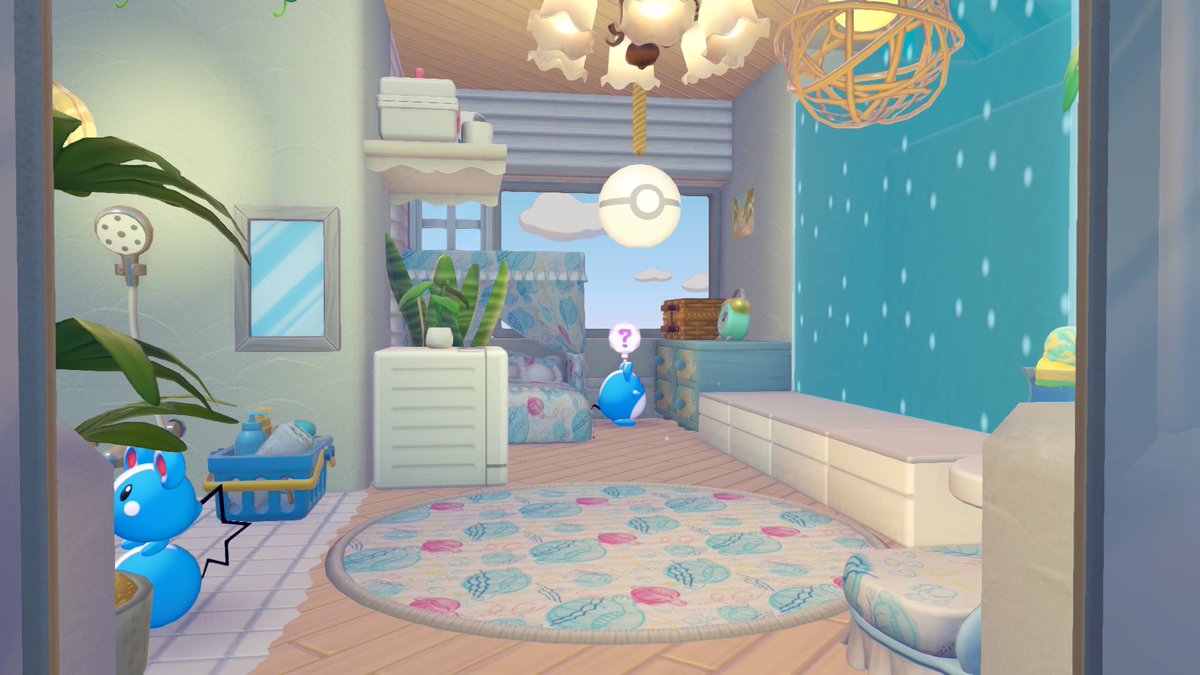 moro_game_v's tweet photo. マリルリ達のお家。マリルリの大ジャンプ撮れたw中のアクアウォールがポイント💧
空っぽの2階にはウッウに住んでもらう予定。
#ぽこポケ https://t.co/YJTBqSrgYO
