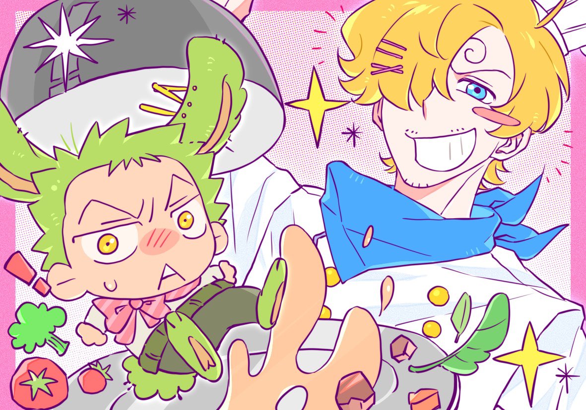 ayanon3gq's tweet photo. #ゾロサン　#zosan 

😋💚💛🍽️ https://t.co/odqjMCPWPE