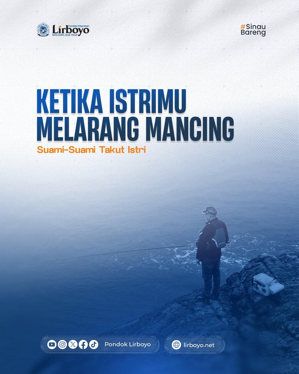 pondok_lirboyo's tweet photo. Kalau istri melarang suami memancing atau menjalankan hobinya, apakah suami harus selalu menuruti?

Jawabannya tidak sesederhana "iya" atau "tidak". Islam memiliki prinsip mu'asyarah bil ma'ruf yang mengajarkan keseimbangan dalam menjalani kehidupan rumah tangga. Yuk, kita bahas. https://t.co/dbSLe0nwpv