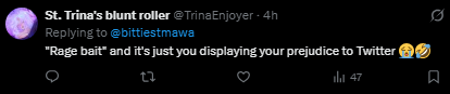 bittiestmawa's tweet photo. also after i realized most of the people calling me slurs and harassing me weren't brazilian thats when i realized some of you are just trying to make brazil look bad. https://t.co/5OdzXPfwyz