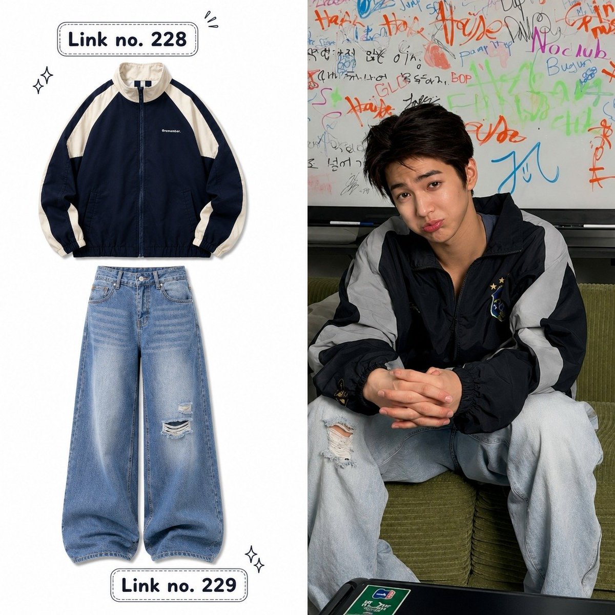 kepogoods's tweet photo. 🌷 fashion finds
keonho's fits never miss. 😮‍💨
basic tee, denim, sampai sporty look yg gampang banget direcreate buat daily outfit.

♡ swipe to see all items
🔗 shop this look ⤵️
https://t.co/LSRolijECG

#kepogoods #keonho #cortis #fashion #StyleInspo https://t.co/LZIpXHHXpr