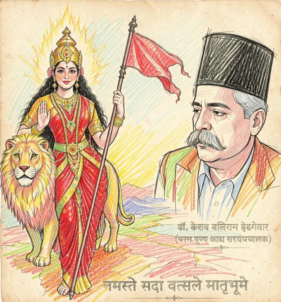 RSSgeet's tweet photo. तेरा वैभव अमर रहे माँ हम दिन चार रहे ना रहें,
ध्येय साधना अमर रहे......
@RSSgeet https://t.co/3cV0QHQ1MT