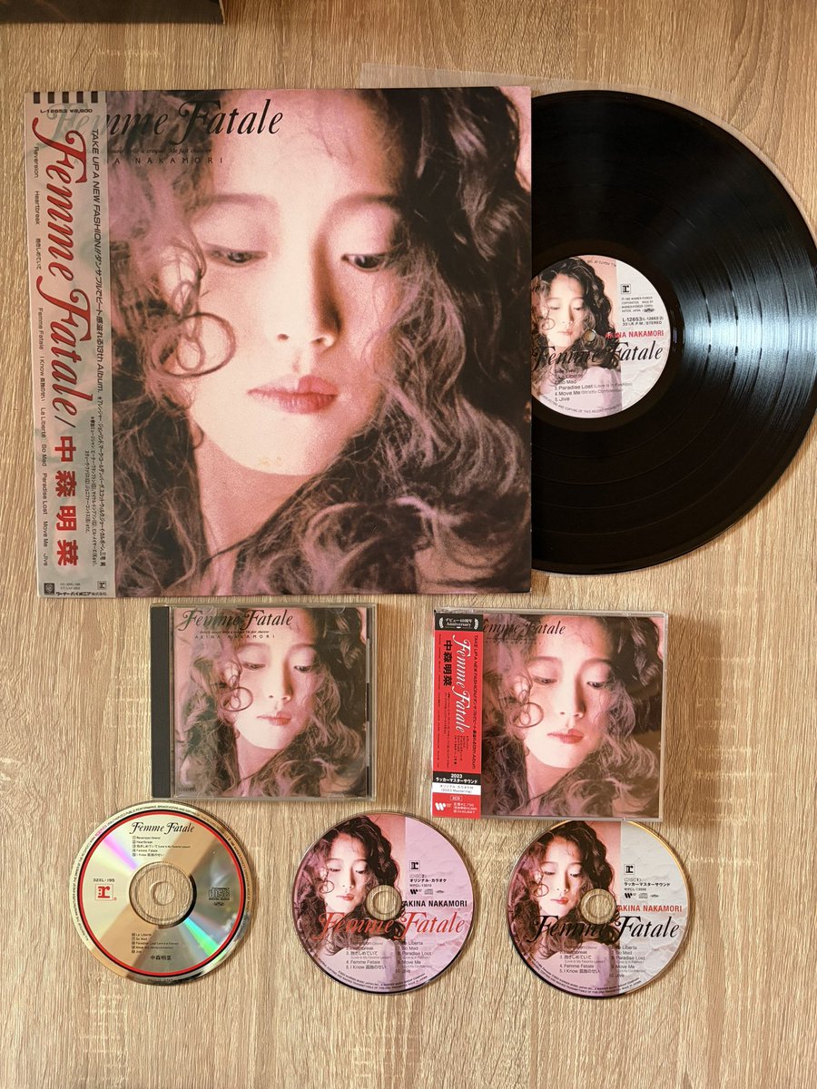 今日 発売記念日 1988.8.3 #中森明菜 #明菜ちゃん アルバム Femme
