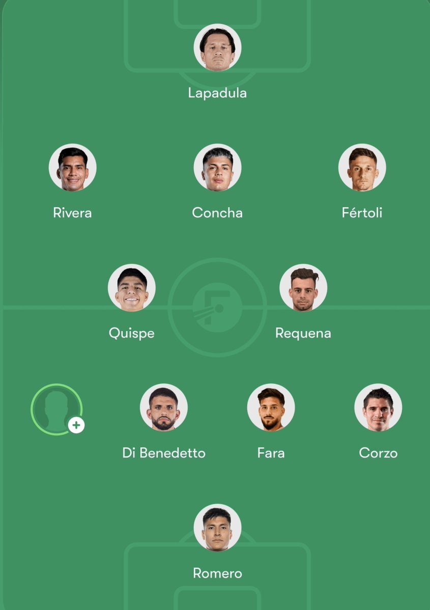 AlvaroC1924's tweet photo. Unicos fijos:
Lapadula, matias y fara

Estamos jodidos de verdad sin laterales

Hasta me costó poner a los MEDIO izquierda y derecha

Es mas, licha no me cuadra tampoco titular. Hasta concha o fertoli me cuadran mas de MP 

Corzo pleno 2026 /:

Que banca para poco útil. Jodidos https://t.co/pn7CwGhnr2