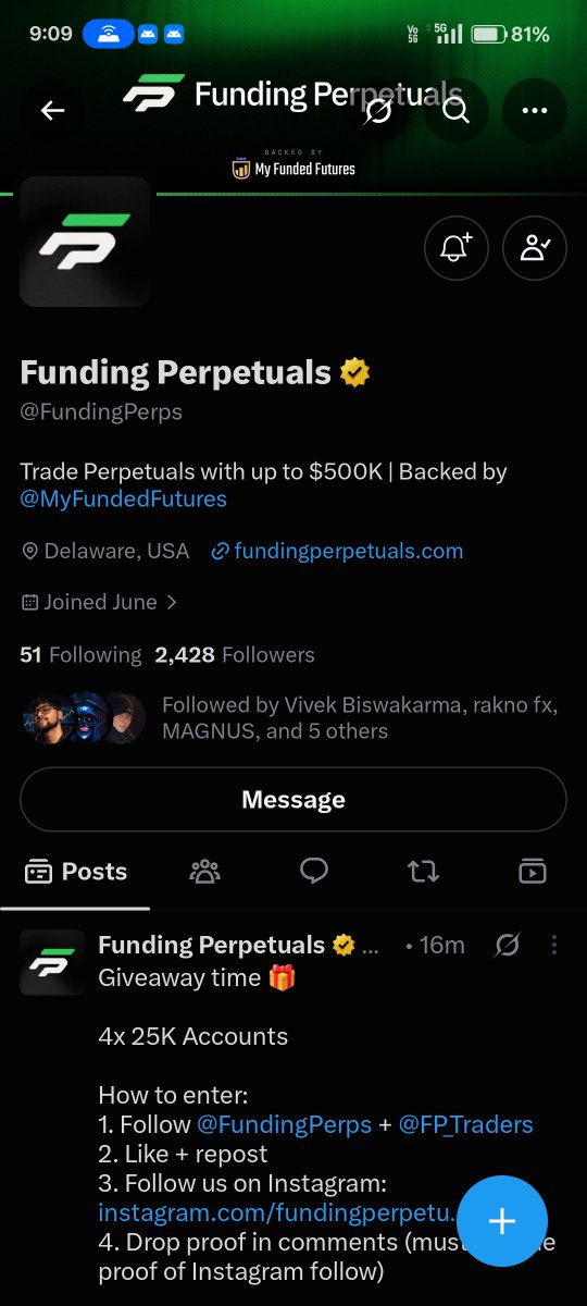 RohitSharmvfl7's tweet photo. @FundingPerps @FP_Traders https://t.co/b00RwxoFPv