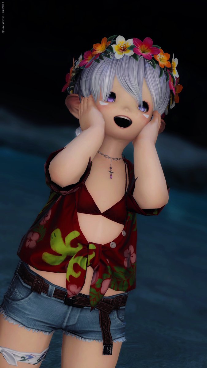 hemhem_ffxiv's tweet photo. 新しい髪型夏に合う〜ｶﾜｶﾜ https://t.co/HPgJ2cQKJS