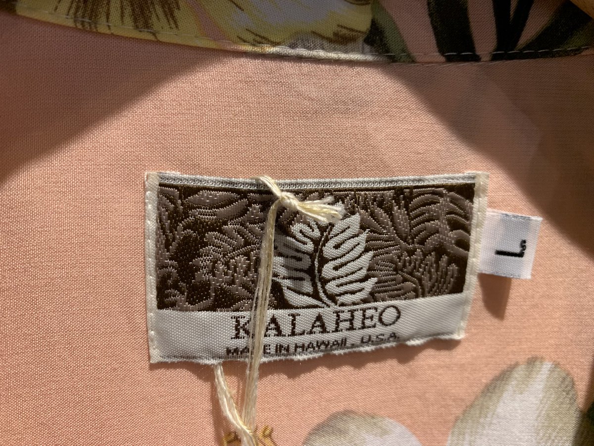 outsidekawasaki's tweet photo. USED KALAHEO
Aloha Short Sleeve Shirts
-Rayon-
Made In Hawaii 🌴
Size L
Price ¥6380 Taxin
#川崎 #川崎駅 #川崎駅東口 #京急川崎 #古着 #川崎古着 #川崎アメカジ #kalaheo #アロハシャツ #アロハ #ハワイアンシャツ #川崎アロハシャツ #レーヨンシャツ #柄シャツ #アメカジ #アメカジコーデ https://t.co/xowJ1n46R2
