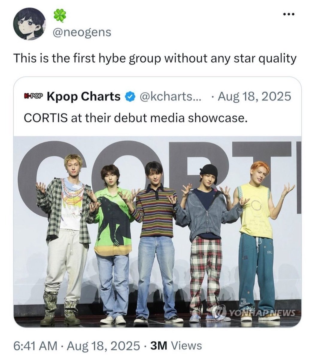 queprids's tweet photo. calon calon grup sukses ini kalo dah dikatain no star quality 😂😂😂

pokoknya hybe mau debutin GG/BG bakal di hate tanpa alasan jelas. https://t.co/KjcvxZ8nSi
